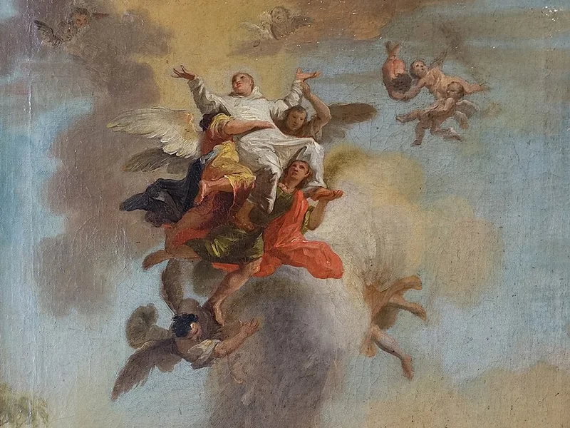 1713-Georg Anton Urlaub - Gloria di san Bruno